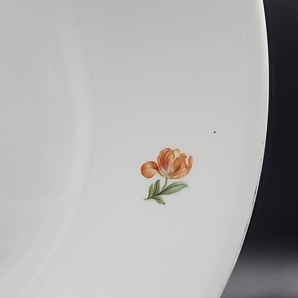 Vintage Kahla 53 Large Serving Platter Floral German Democratic Republic 32cm - Picture 4 of 9